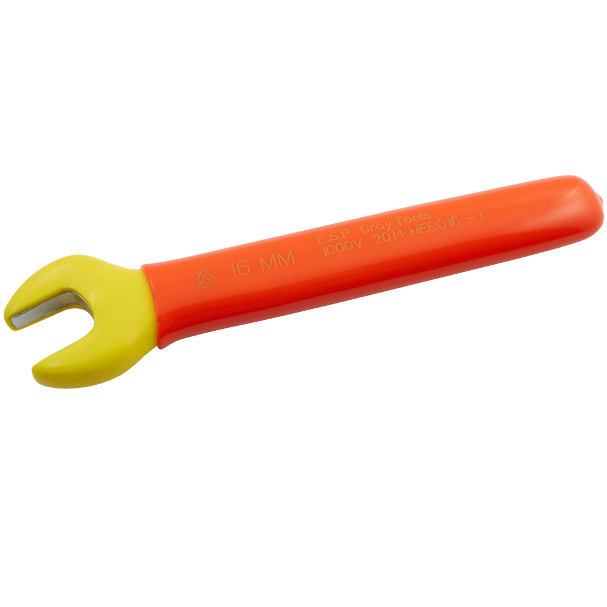 Gray Tools, Open End Wrench 16mm, 1000V Insulated, Model# MEBO16-I